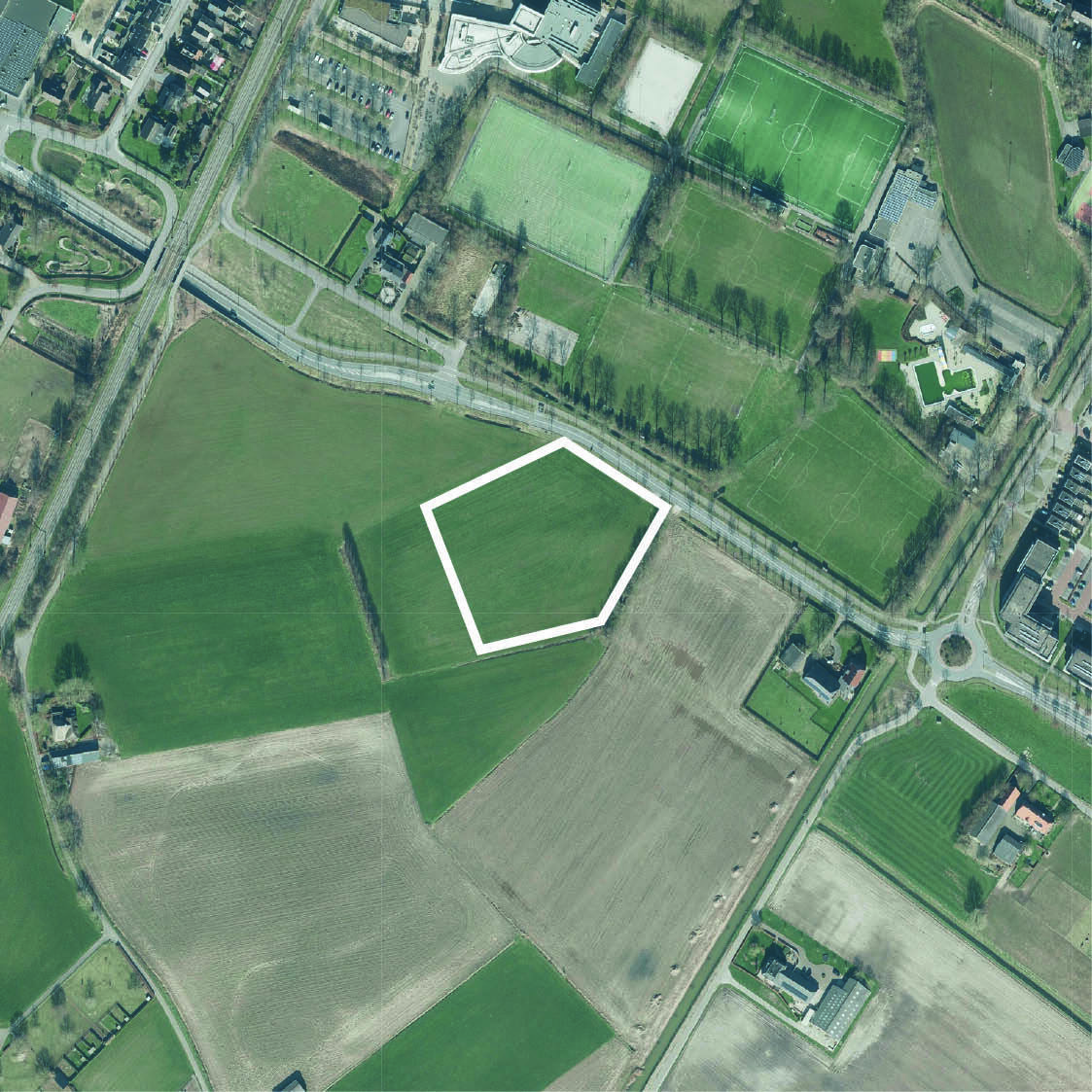 Luchtfoto Flexwonen locatie Wengelerhoek Wijhe